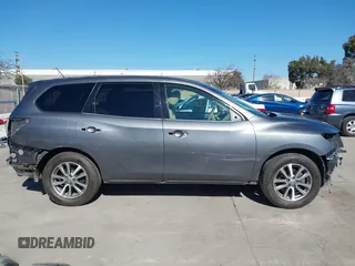 2015 Nissan Pathfinder SV z VIN 5N1AR2MN7FC634047, wystawiony jako IAAI lot #41678376 z przebiegiem 151 580 mil mil oraz . Historia ofert i sprzedaży dostępna na DreamBid. Obrazek 14.