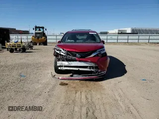 2023 Toyota Sienna Platinum with VIN 5TDESKFC9PS100229, listed as a Copart auction lot 51113935 with 52,539 mi miles and Salvage title. Bid and sale history available at DreamBid. Image 11.