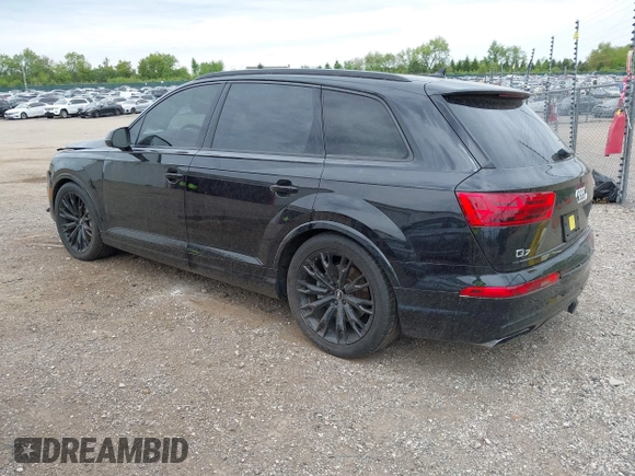 2018 Audi Q7 Prestige with VIN WA1VAAF79JD049196, listed as a IAAI auction lot 42307413 with 85,552 mi miles and . Bid and sale history available at DreamBid. Image 3.