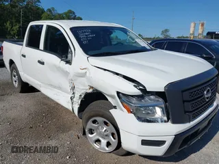 2023 Nissan Titan SV with VIN 1N6AA1EC1PN114674, listed as a IAAI auction lot 42141106 with 18,271 mi miles and . Bid and sale history available at DreamBid. Image 6.