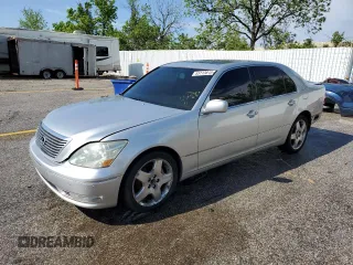 2005 Lexus LS 430 with VIN JTHBN36F455004665, listed as a Copart auction lot 55113815 with Not Provided miles and Clean Title. Bid and sale history available at carsss.com. Image 1.