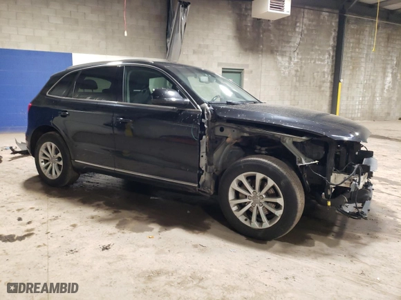 2013 Audi Q5 Premium Plus with VIN WA1LFAFP2DA011968, listed as a Copart auction lot 43005775 with 126,231 mi miles and Salvage Title. Bid and sale history available at carsss.com. Image 4.