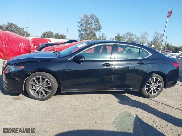 2016 Acura TLX V6 with VIN 19UUB2F30GA001566, listed as a IAAI auction lot 41642929 with 102,214 mi miles. Bid and sale history available at carsss.com. Image 13.
