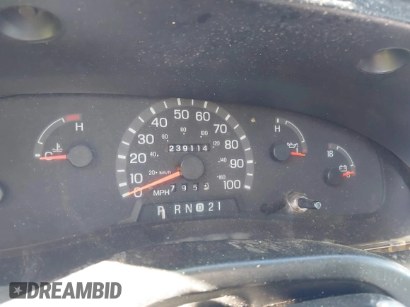 1999 Ford Econoline Cargo with VIN 1FTRE14W0XHB64440, listed as a IAAI auction lot 41645551 with 239,114 mi miles. Bid and sale history available at carsss.com. Image 15.