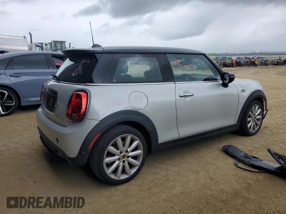 2021 MINI Hardtop Cooper SE with VIN WMWXP3C08M2N53266, listed as a Copart auction lot 50807505 with 16,529 mi miles and Salvage Title. Bid and sale history available at DreamBid. Image 3.