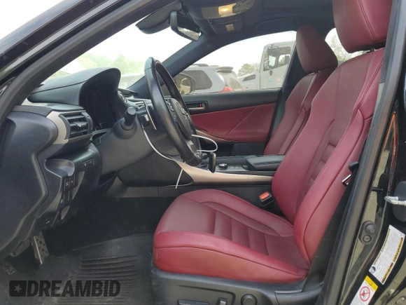2019 Lexus IS 300 with VIN JTHC81D2XK5035236, listed as a Copart auction lot 54554095 with 70,847 mi miles and Salvage title. Bid and sale history available at DreamBid. Image 7.