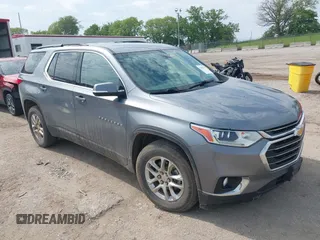 2019 Chevrolet Traverse LT Cloth with VIN 1GNERGKW3KJ123592, listed as a IAAI auction lot 42401749 with 125,982 mi miles and . Bid and sale history available at DreamBid. Image 1.