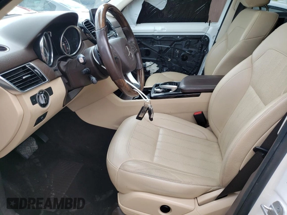 2017 Mercedes-Benz GLE 350 with VIN 4JGDA5JB5HA900650, listed as a Copart auction lot 54814345 with 164,379 mi miles and Salvage title. Bid and sale history available at DreamBid. Image 7.
