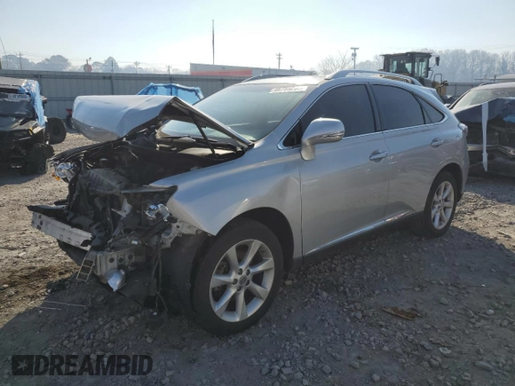 2011 Lexus RX 350 with VIN 2T2ZK1BA6BC049902, listed as a Copart auction lot 46755265 with 99,332 mi miles and Salvage title. Bid and sale history available at DreamBid. Image 1.