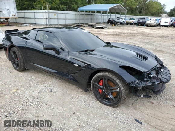 2016 Chevrolet Corvette 2LT with VIN 1G1YD2D7XG5117049, listed as a Copart auction lot 69628113 with 57,313 mi miles. Bid and sale history available at carsss.com. Image 4.
