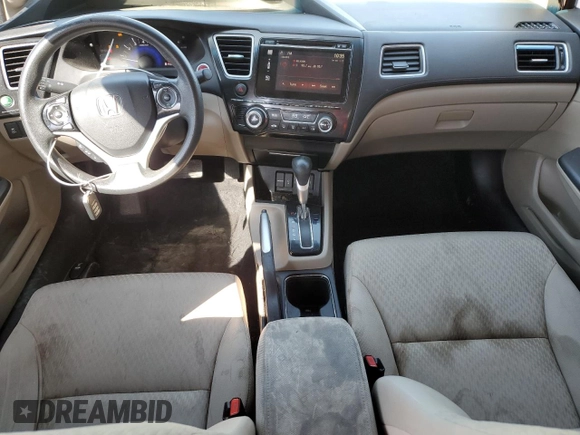 2014 Honda Civic Sedan EX with VIN 19XFB2F81EE080629, listed as a Copart auction lot 49690205 with 105,114 mi miles and Salvage Title. Bid and sale history available at carsss.com. Image 8.