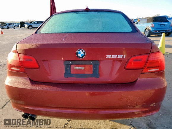 2012 BMW 3 Series 328i xDrive with VIN WBAKF5C57CE657457, listed as a Copart auction lot 46870465 with 95,184 mi miles and Clean Title. Bid and sale history available at carsss.com. Image 6.