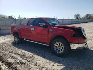 2007 Ford F-150 XLT with VIN 1FTPX14V57KD25036, listed as a Copart auction lot 51657475 with Not provided miles and Salvage title. Bid and sale history available at DreamBid. Image 4.