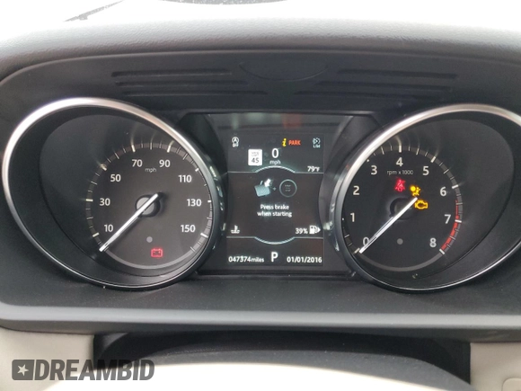 2019 Land Rover Discovery SE with VIN SALRG2RV8K2409828, listed as a Copart auction lot 87003224 with 47,374 mi miles and Salvage Title. Bid and sale history available at DreamBid. Image 9.