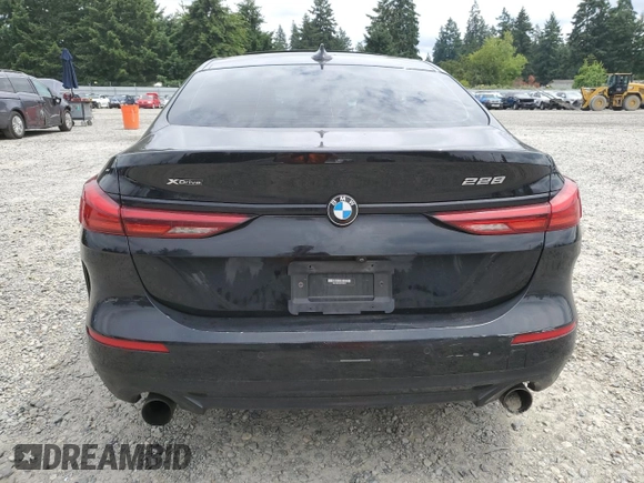 2021 BMW 2 Series 228i xDrive with VIN WBA73AK01M7H58273, listed as a Copart auction lot 62632195 with 87,708 mi miles and Salvage title. Bid and sale history available at DreamBid. Image 6.