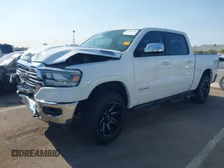 2021 Ram 1500 Laramie with VIN 1C6SRFJT7MN719238, listed as a IAAI auction lot 42482214 with 47,265 mi miles and . Bid and sale history available at DreamBid. Image 17.
