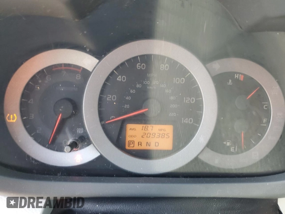 2012 Toyota RAV4 with VIN 2T3BF4DV5CW199275, listed as a Copart auction lot 62394685 with 209,385 mi miles and Clean title. Bid and sale history available at DreamBid. Image 9.