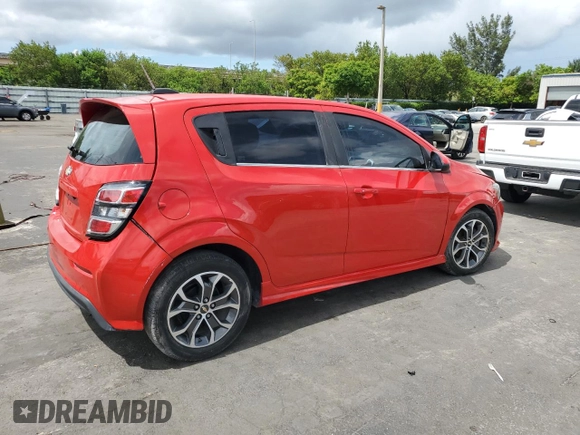 2017 Chevrolet Sonic LT with VIN 1G1JD6SB5H4142044, listed as a Copart auction lot 61571555 with 116,008 mi miles and Salvage title. Bid and sale history available at DreamBid. Image 3.