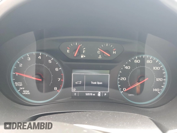2017 Chevrolet Malibu LS with VIN 1G1ZB5ST2HF132975, listed as a Copart auction lot 52906185 with 50,519 mi miles and Salvage Title. Bid and sale history available at DreamBid. Image 9.
