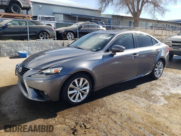 2014 Lexus IS 250 with VIN JTHBF1D23E5036377, listed as a Copart auction lot 88479395 with 104,961 mi miles and Salvage Title. Bid and sale history available at carsss.com. Image 1.