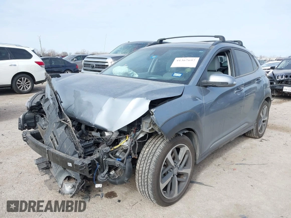2021 Hyundai Kona Limited with VIN KM8K33A5XMU713252, listed as a IAAI auction lot 41367697 with 42,991 mi miles. Bid and sale history available at carsss.com. Image 17.