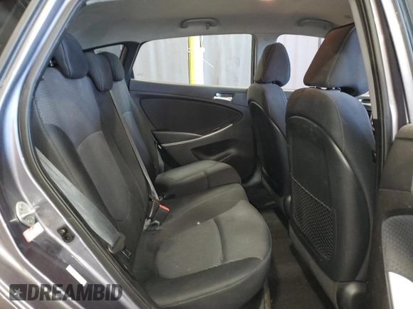 2016 Hyundai Accent Sport with VIN KMHCU5AE7GU272021, listed as a Copart auction lot 65738234 with 125,465 mi miles and Salvage Title. Bid and sale history available at carsss.com. Image 10.