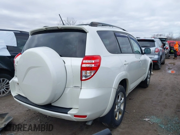 2010 Toyota RAV4 Ltd with VIN JTMDF4DV0A5022663, listed as a IAAI auction lot 41803613 with 225,368 mi miles. Bid and sale history available at carsss.com. Image 4.