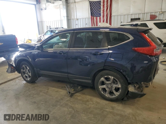 2018 Honda CR-V EX-L with VIN 7FARW2H8XJE067627, listed as a Copart auction lot 49353755 with 82,833 mi miles and Salvage Title. Bid and sale history available at carsss.com. Image 2.