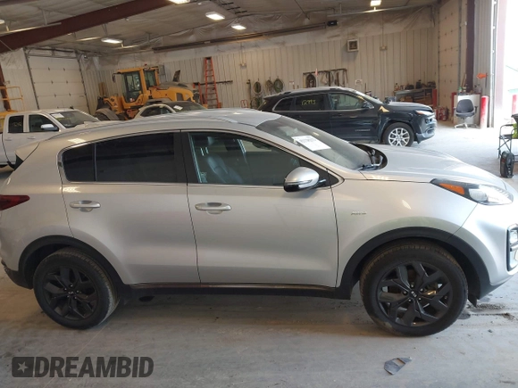 2020 Kia Sportage S with VIN KNDP6CAC3L7813464, listed as a IAAI auction lot 42128252 with 76,271 mi miles. Bid and sale history available at carsss.com. Image 13.