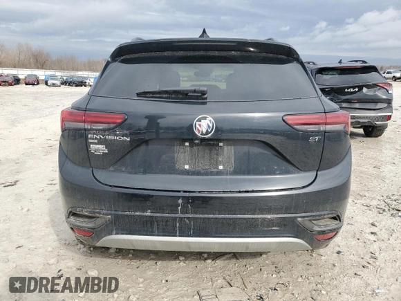 2021 Buick Envision Preferred with VIN LRBFZMR45MD082575, listed as a Copart auction lot 47466835 with 48,777 mi miles and Salvage Title. Bid and sale history available at carsss.com. Image 6.