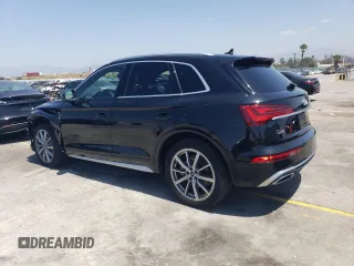 2021 Audi Q5 Premium Plus with VIN WA1E2AFY2M2061809, listed as a Copart auction lot 56331075 with 31,631 mi miles and Salvage title. Bid and sale history available at DreamBid. Image 2.