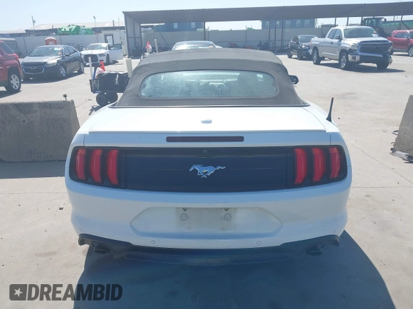 2020 Ford Mustang EcoBoost with VIN 1FATP8UH0L5119932, listed as a IAAI auction lot 41858957 with 61,952 mi miles and . Bid and sale history available at carsss.com. Image 16.