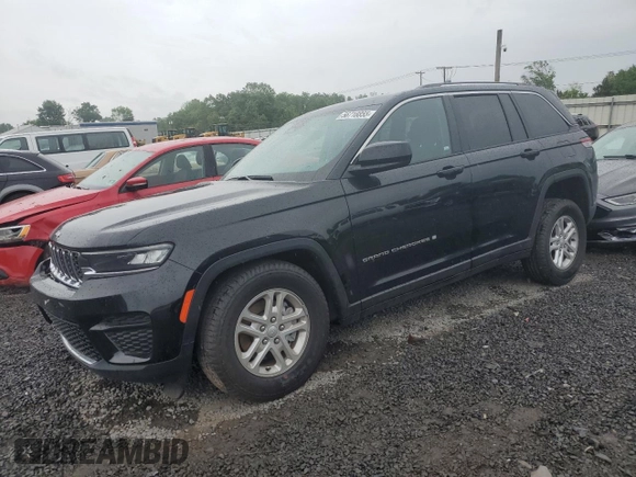 2024 Jeep Grand Cherokee Laredo X with VIN 1C4RJGAG2RC707928, listed as a Copart auction lot 56718855 with 34,126 mi miles and Salvage title. Bid and sale history available at DreamBid. Image 1.