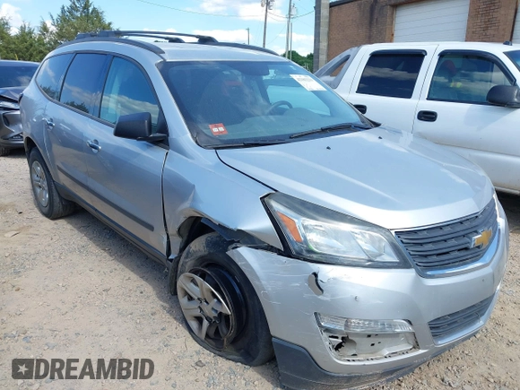 2016 Chevrolet Traverse LS z VIN 1GNKRFKD0GJ224561, wystawiony jako IAAI lot #42183233 z przebiegiem 245 355 mil mil oraz . Historia ofert i sprzedaży dostępna na DreamBid. Obrazek 1.