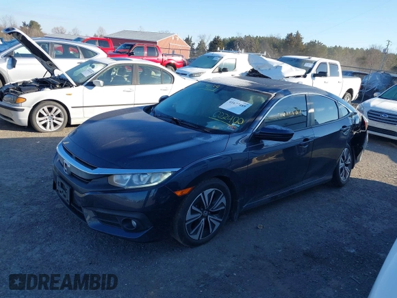 2017 Honda Civic Sedan EX-L with VIN 19XFC1F75HE022400, listed as a IAAI auction lot 41677489 with 157,237 mi miles. Bid and sale history available at carsss.com. Image 14.