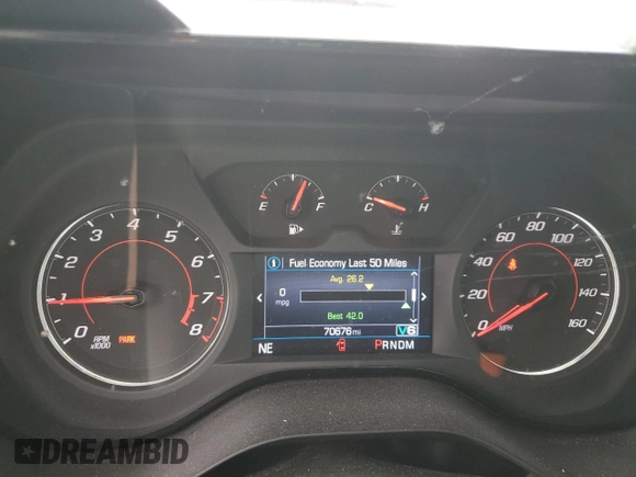 2020 Chevrolet Camaro 1LT z VIN 1G1FB3DS9L0106137, wystawiony jako Copart lot #59382905 z przebiegiem 70 676 mil mil oraz Szkoda całkowita • Salvage title. Historia ofert i sprzedaży dostępna na DreamBid. Obrazek 9.