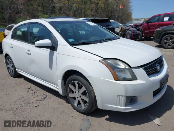 2012 Nissan Sentra SR with VIN 3N1AB6AP3CL730055, listed as a IAAI auction lot 42128245 with 56,368 mi miles and . Bid and sale history available at DreamBid. Image 1.