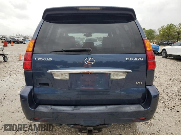 2005 Lexus GX 470 with VIN JTJBT20X450075992, listed as a Copart auction lot 44997025 with 232,238 mi miles and Non Repairable. Bid and sale history available at DreamBid. Image 6.