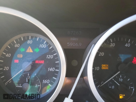 2006 Mercedes-Benz SLK 280 z VIN WDBWK54F56F115231, wystawiony jako Copart lot #52214905 z przebiegiem 87 263 mil mil oraz Szkoda całkowita • Salvage title. Historia ofert i sprzedaży dostępna na DreamBid. Obrazek 9.