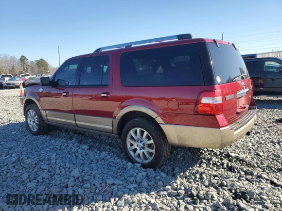 2014 Ford Expedition EL XLT with VIN 1FMJK1J55EEF59466, listed as a Copart auction lot 89204815 with 289,724 mi miles and Salvage Title. Bid and sale history available at carsss.com. Image 2.