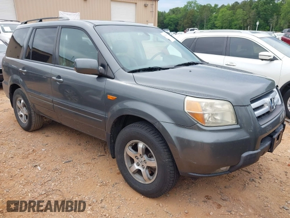 2008 Honda Pilot EX-L with VIN 5FNYF18568B053077, listed as a IAAI auction lot 42195911 with 313,879 mi miles and . Bid and sale history available at DreamBid. Image 1.