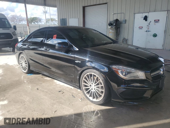 2015 Mercedes-Benz CLA 45 AMG with VIN WDDSJ5CB8FN218575, listed as a Copart auction lot 79330934 with 75,167 mi miles and Non Repairable. Bid and sale history available at DreamBid. Image 4.
