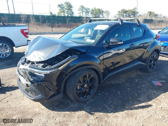2022 Toyota C-HR XLE with VIN JTNKHMBX9N1130195, listed as a IAAI auction lot 41867899 with 13,813 mi miles. Bid and sale history available at carsss.com. Image 19.