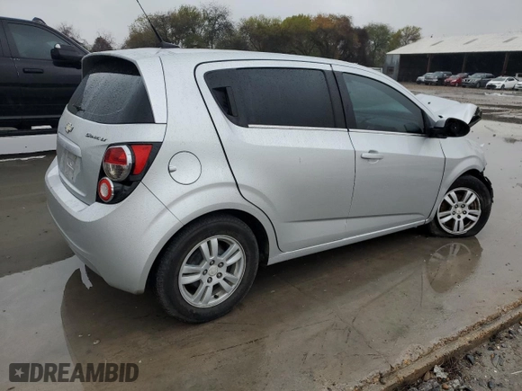 2014 Chevrolet Sonic LT with VIN 1G1JC6SH1E4190045, listed as a Copart auction lot 88254065 with 98,185 mi miles and Salvage Title. Bid and sale history available at carsss.com. Image 3.