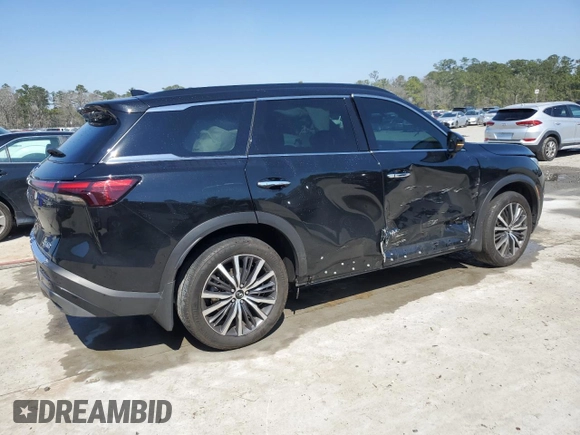 2023 Infiniti QX60 Autograph with VIN 5N1DL1HT1PC353994, listed as a Copart auction lot 46804205 with 22,876 mi miles and Salvage title. Bid and sale history available at DreamBid. Image 3.