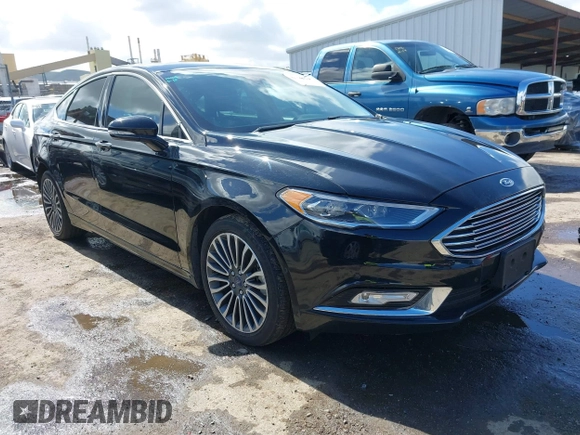 2017 Ford Fusion Titanium with VIN 3FA6P0SU0HR277268, listed as a IAAI auction lot 41798990 with 140,452 mi miles and . Bid and sale history available at DreamBid. Image 1.