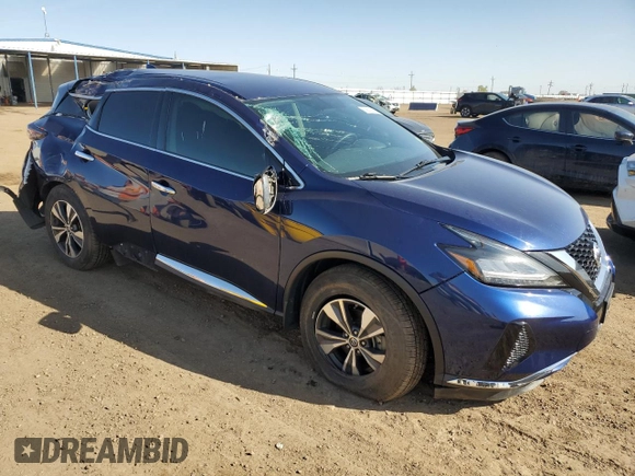 2019 Nissan Murano S with VIN 5N1AZ2MSXKN117734, listed as a Copart auction lot 52803625 with 65,786 mi miles and Salvage title. Bid and sale history available at DreamBid. Image 4.