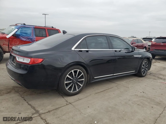 2020 Lincoln Continental Reserve with VIN 1LN6L9NP9L5603592, listed as a Copart auction lot 42860955 with 0 mi miles and Salvage Title. Bid and sale history available at carsss.com. Image 3.