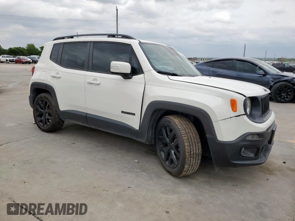 2018 Jeep Renegade Latitude z VIN ZACCJABB9JPH97519, wystawiony jako Copart lot #53047905 z przebiegiem 132 007 mil mil oraz Szkoda całkowita • Salvage title. Historia ofert i sprzedaży dostępna na DreamBid. Obrazek 4.