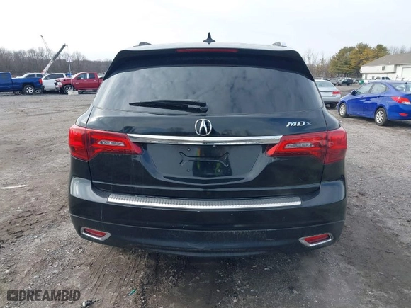 2015 Acura MDX Tech Pkg with VIN 5FRYD4H48FB009138, listed as a IAAI auction lot 41497082 with 124,837 mi miles. Bid and sale history available at carsss.com. Image 16.